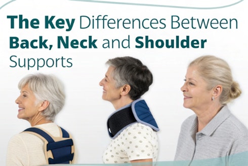 the key differences between back, neck and shoulder supports