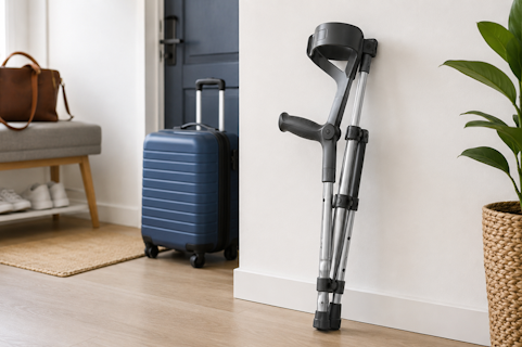 Foldable Crutches Guide