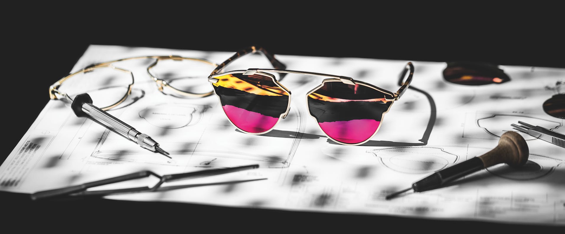 Christian DIOR Tricolor Sunglasses dior-sunglasses-diorflag1-  main image 2