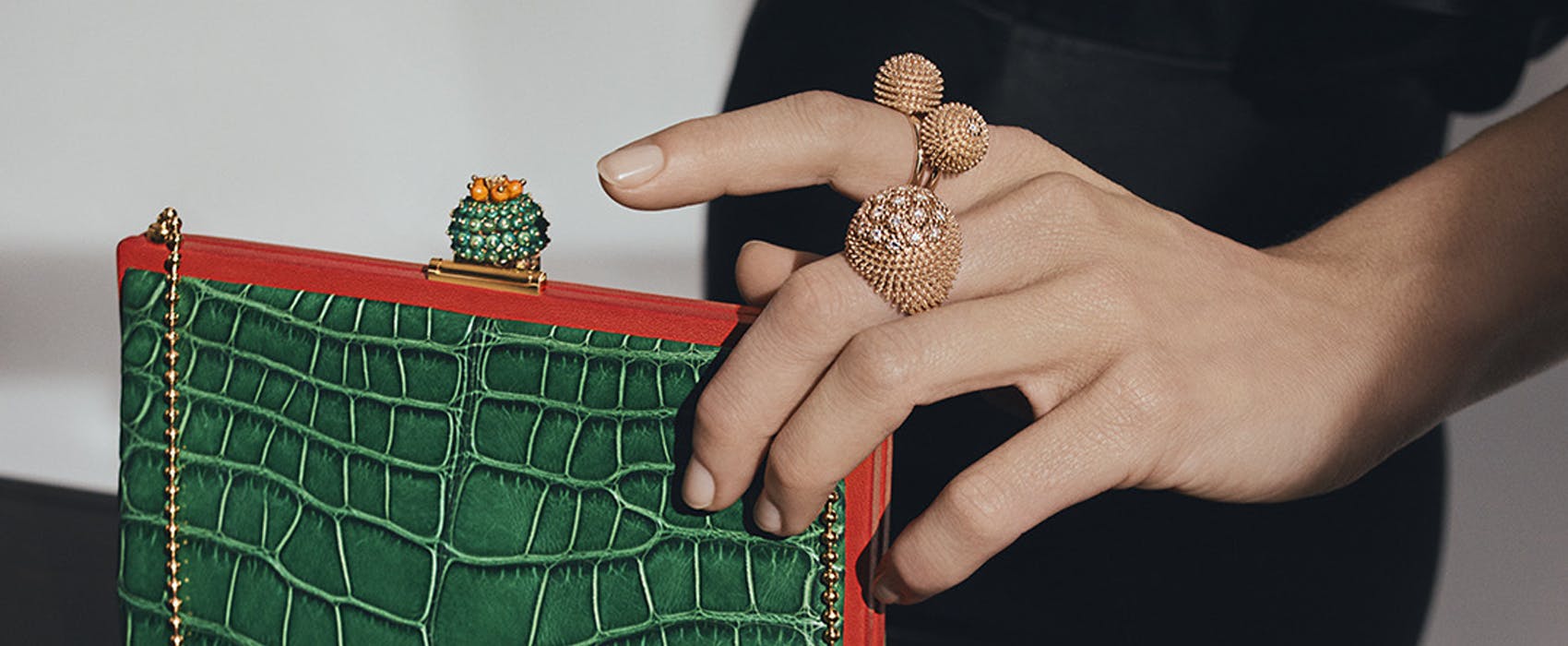 Cactus de Cartier: the hand in the bag