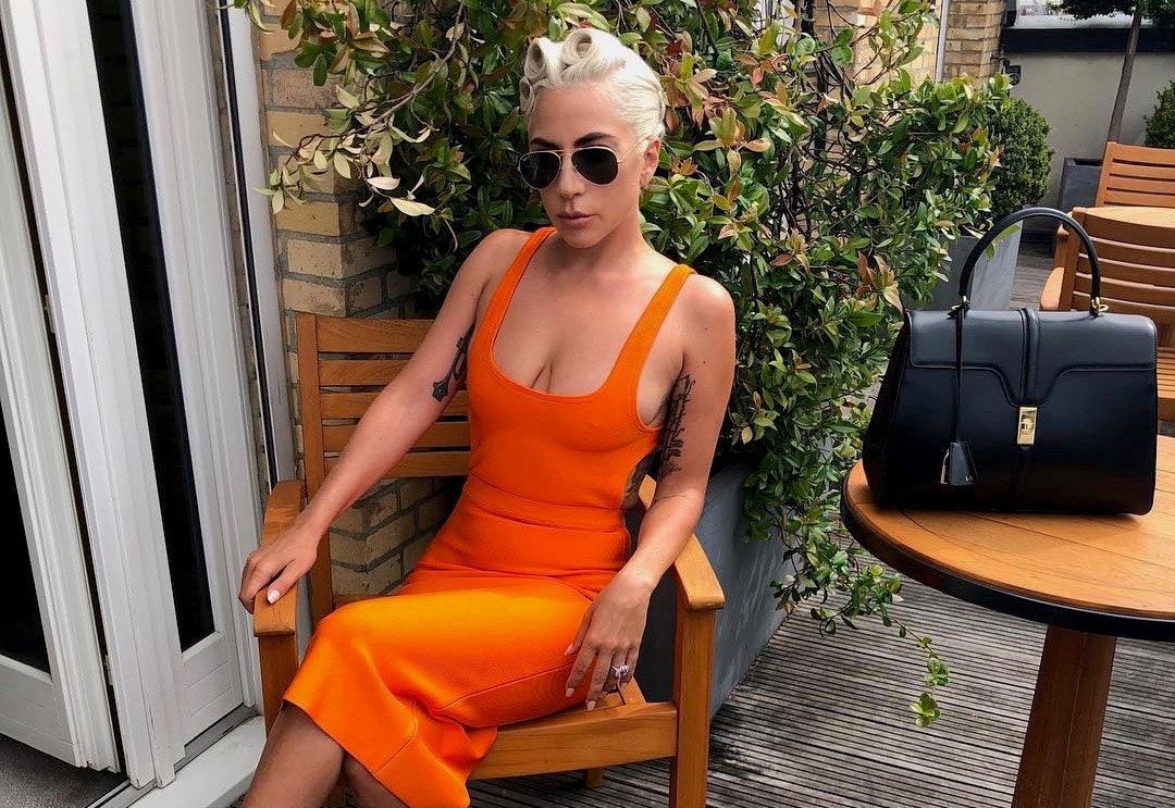 lady gaga celine dress Lady Gaga Wears Custom Celine Gown at 'Joker 2' UK Premiere