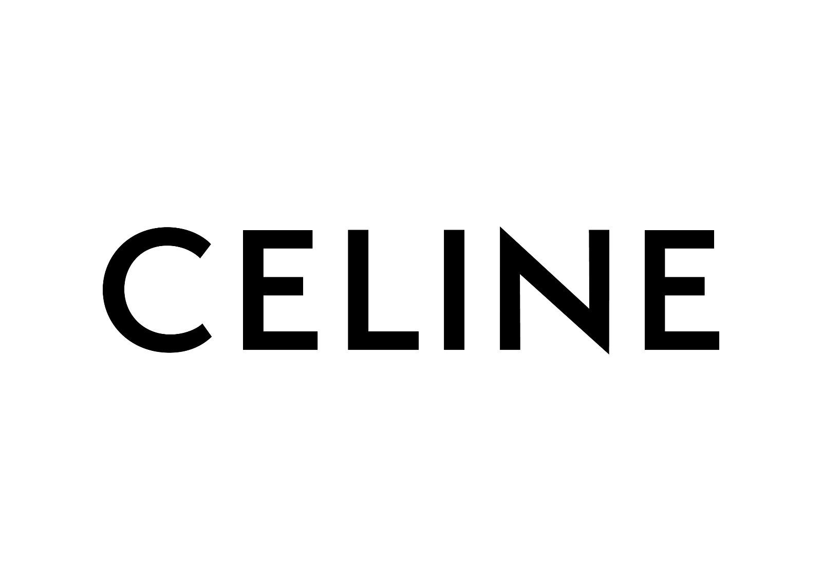 CÉLINE ロゴ入りブランケット 145cm x 100cm Hedi Slimane Changes the Céline Logo