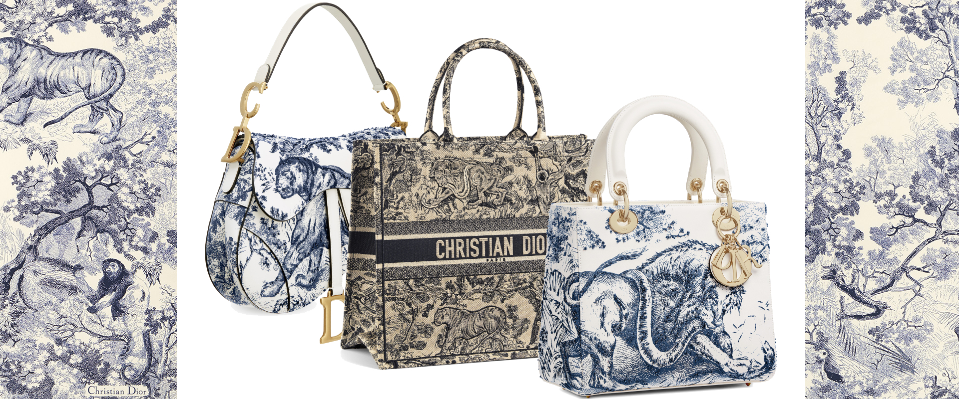 Christian dior deals tiger bag