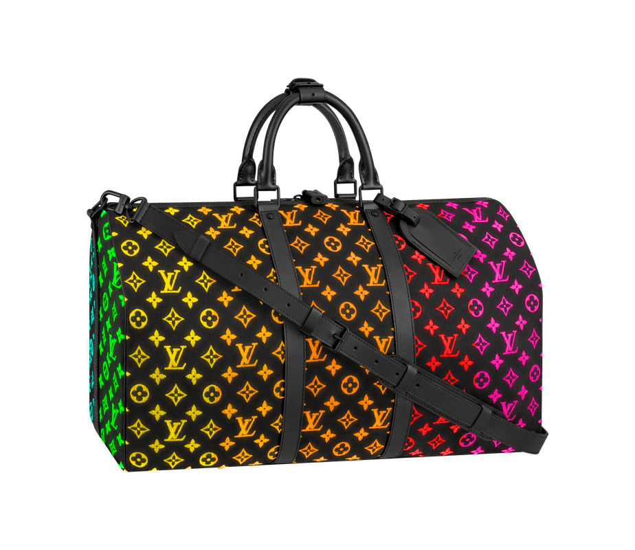 Louis vuitton keepall bag with LED lights 