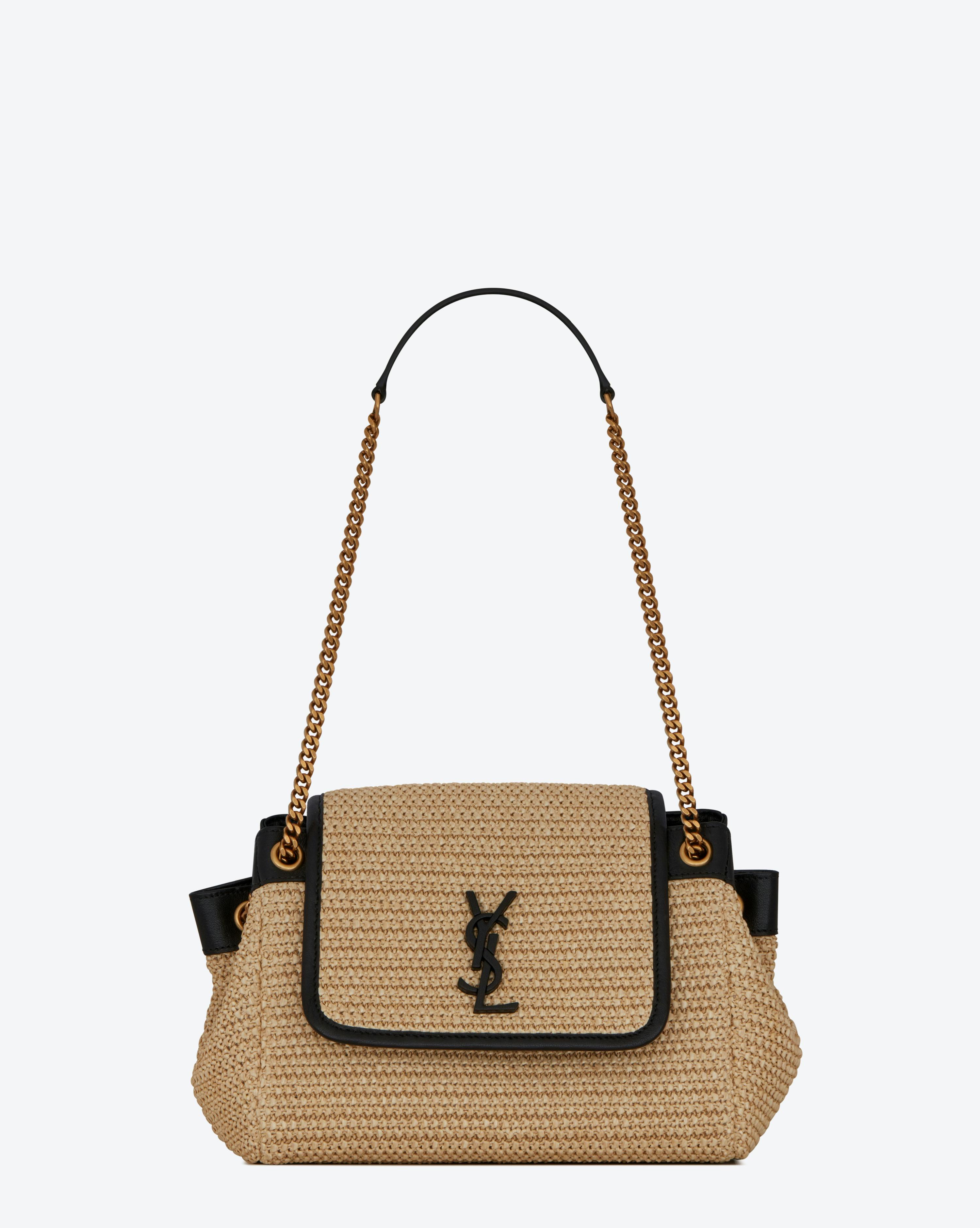 Saint Laurent Raffia Bags for Spring 2021 - Spotted Fashion