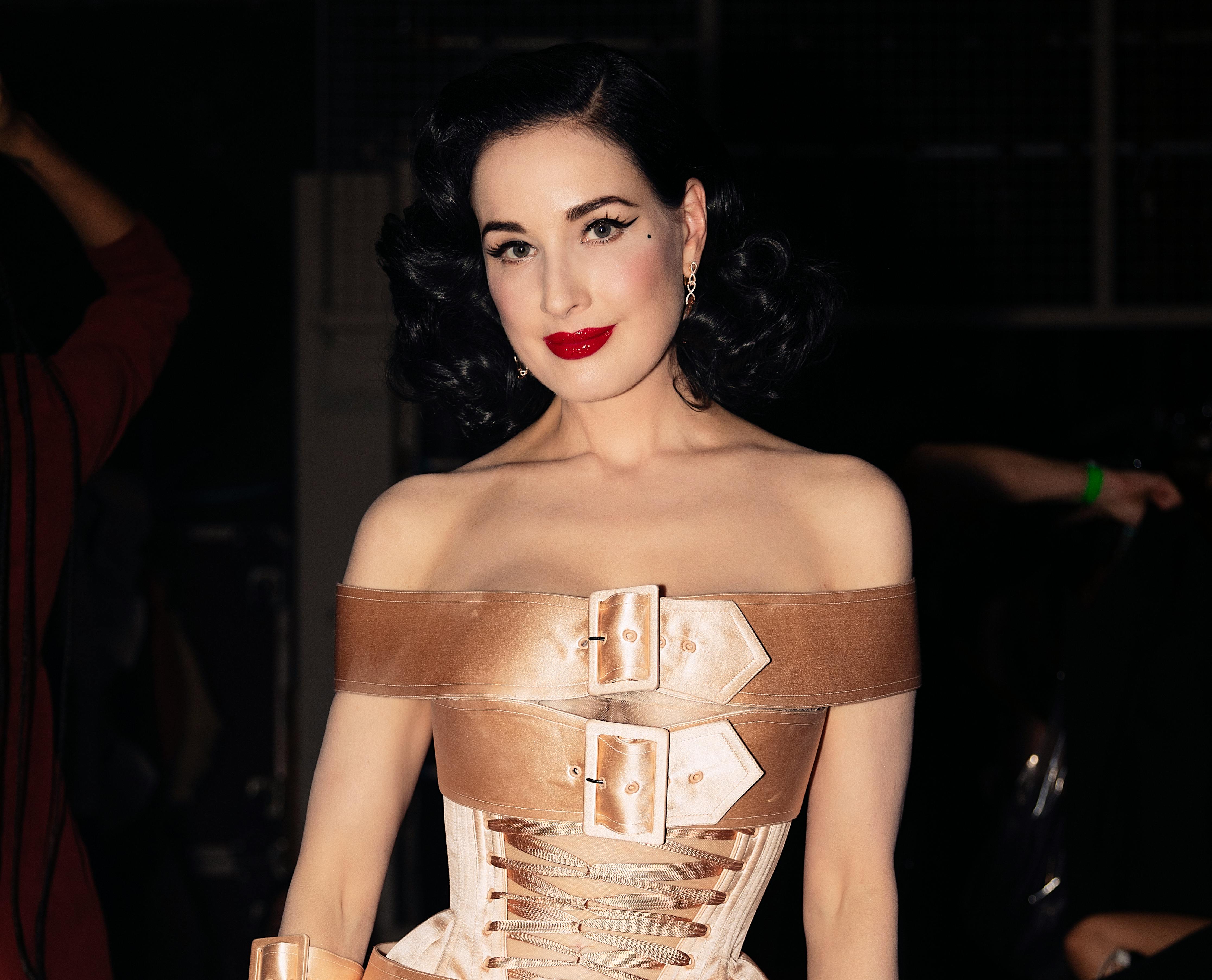 Dita Von Teese Hits the Runway for Jean Paul Gaultier Show!: Photo