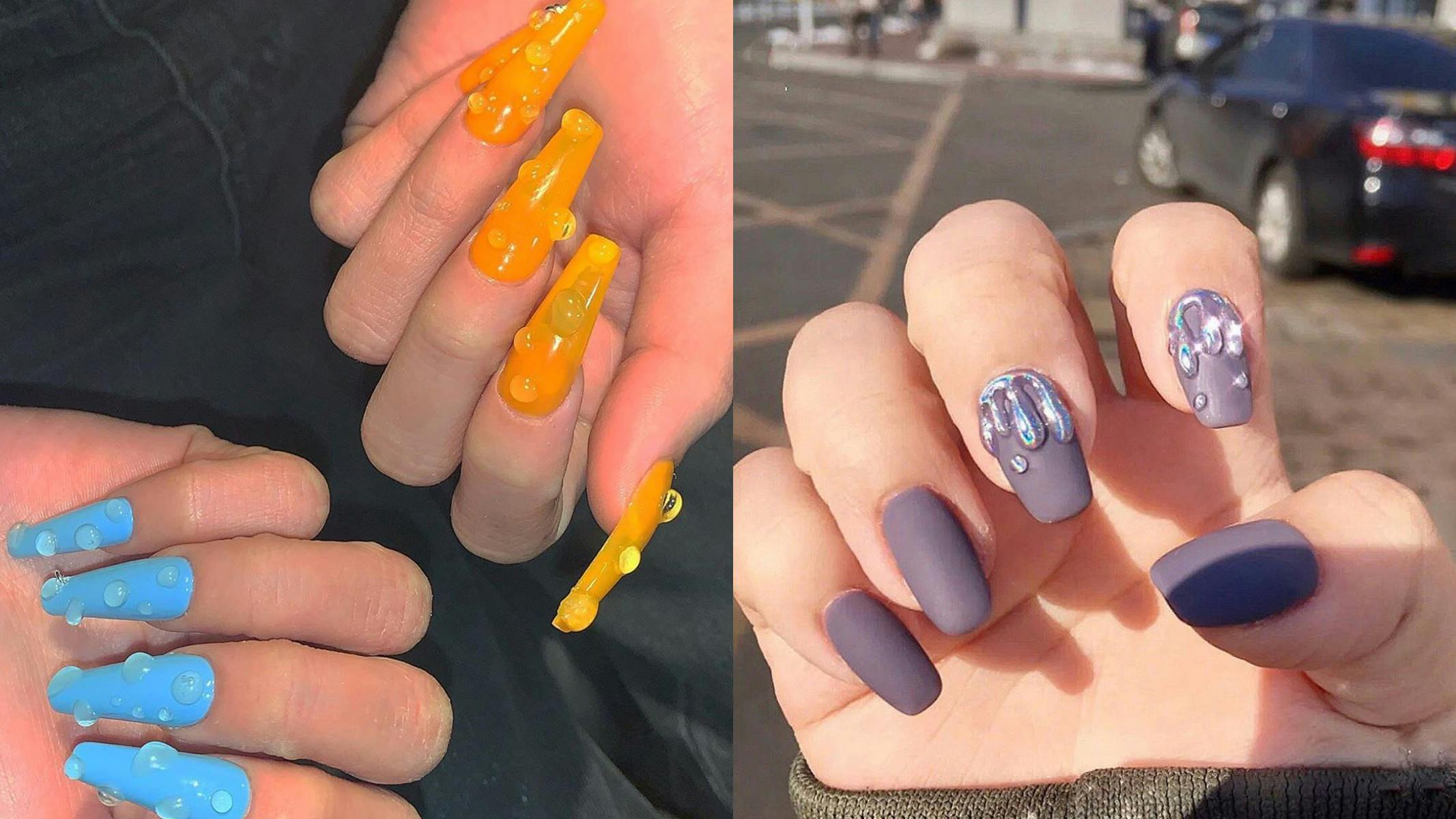 Meet Your Next Coolest Manicure: The Water Drop Nail