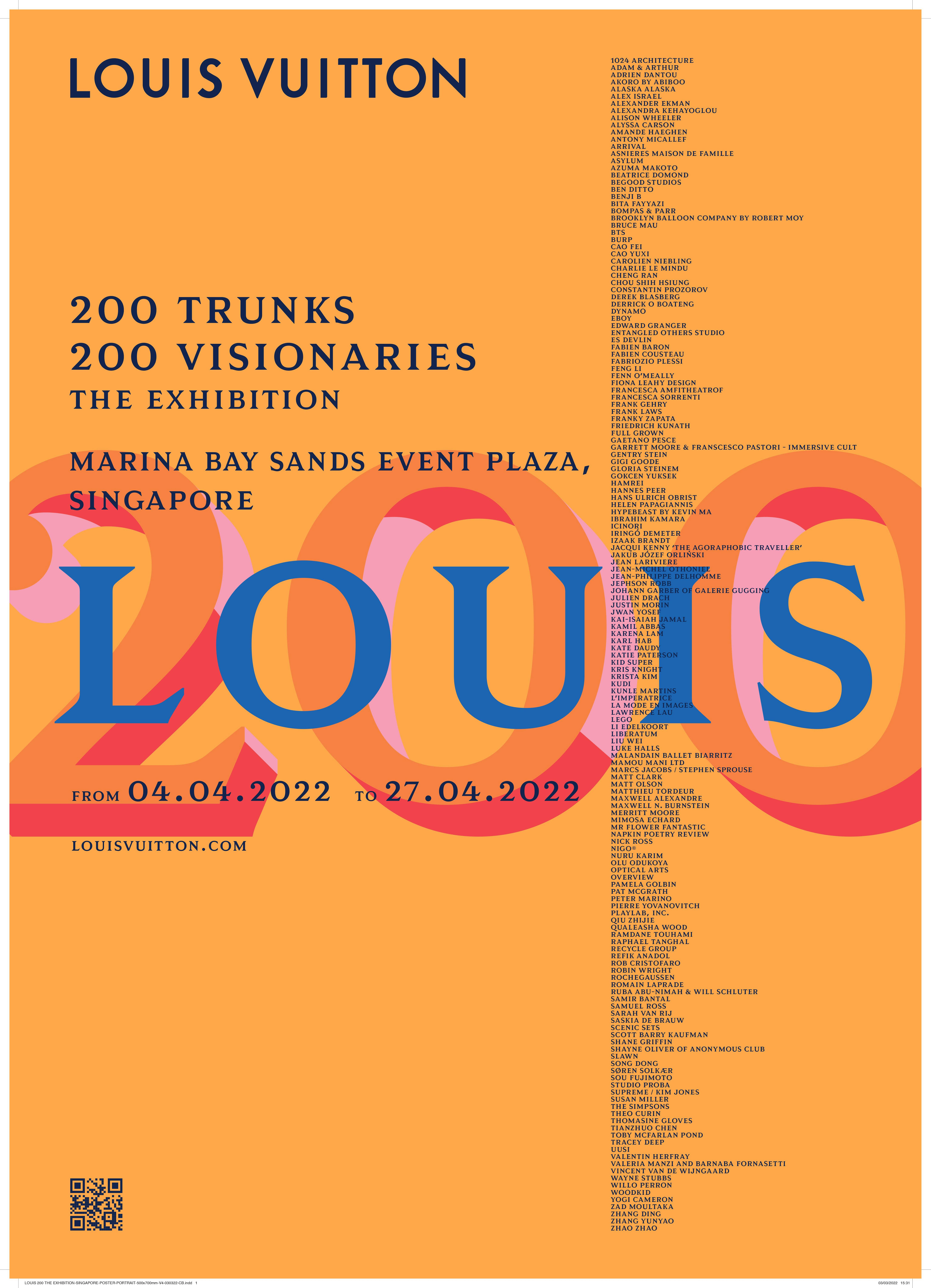 Louis Vuitton's Traveling Exhibition: 200 Trunks, 200 Visionaries