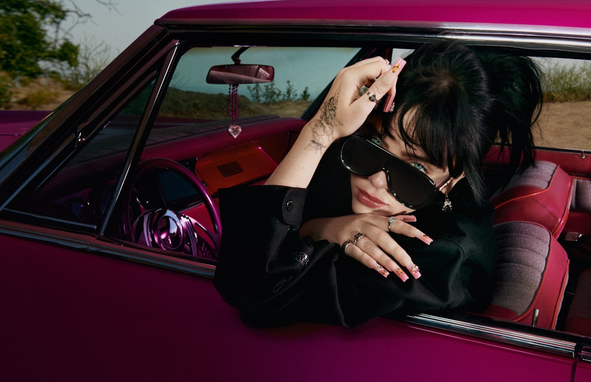 Billie Eilish Channels Old Hollywood in Gucci's Eyewear Campaign