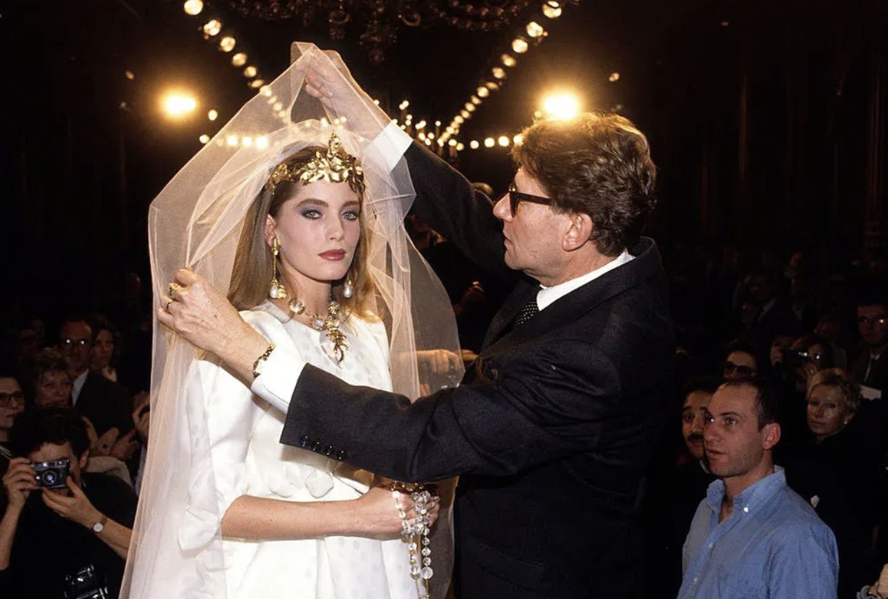 yves saint laurent wedding dress