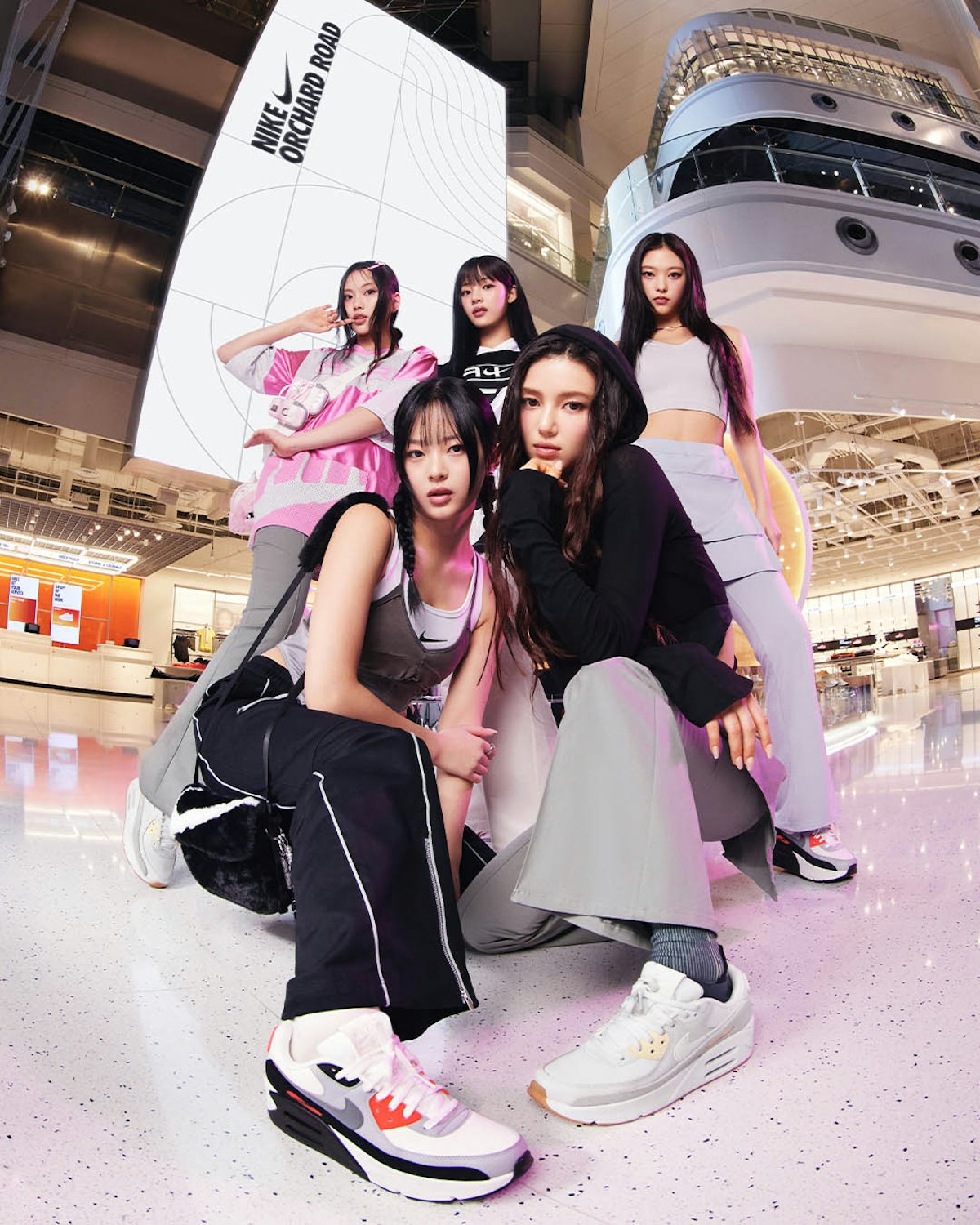 NewJeans Makes Debut Performance in Singapore For Launch of Their Nike