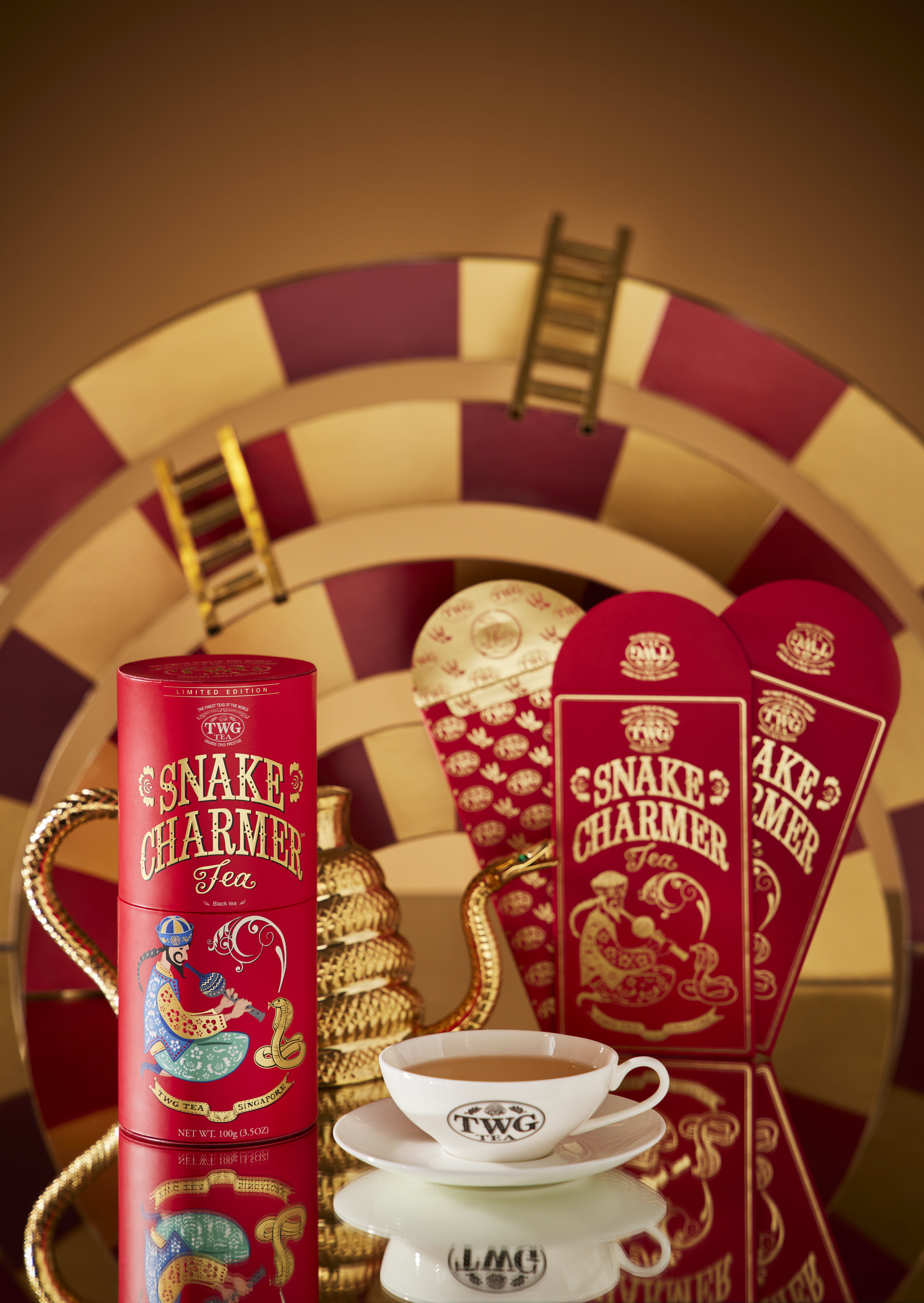 世界の Limited-Edition A Snake-Themed Year New Lunar for Tea 茶