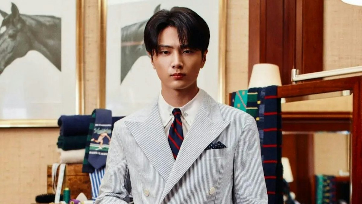 ENHYPEN's Jay Nails Summer Tailoring in Ralph Lauren at Wimbledon 2025