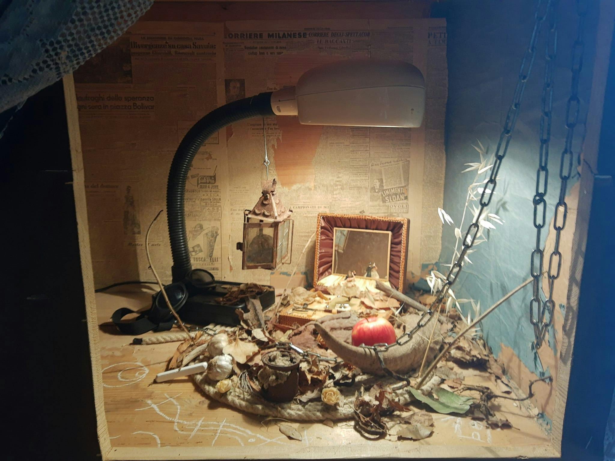 Foto d'ispirazione di Ludovico Paladini: vari oggetti illuminati da una lampada 