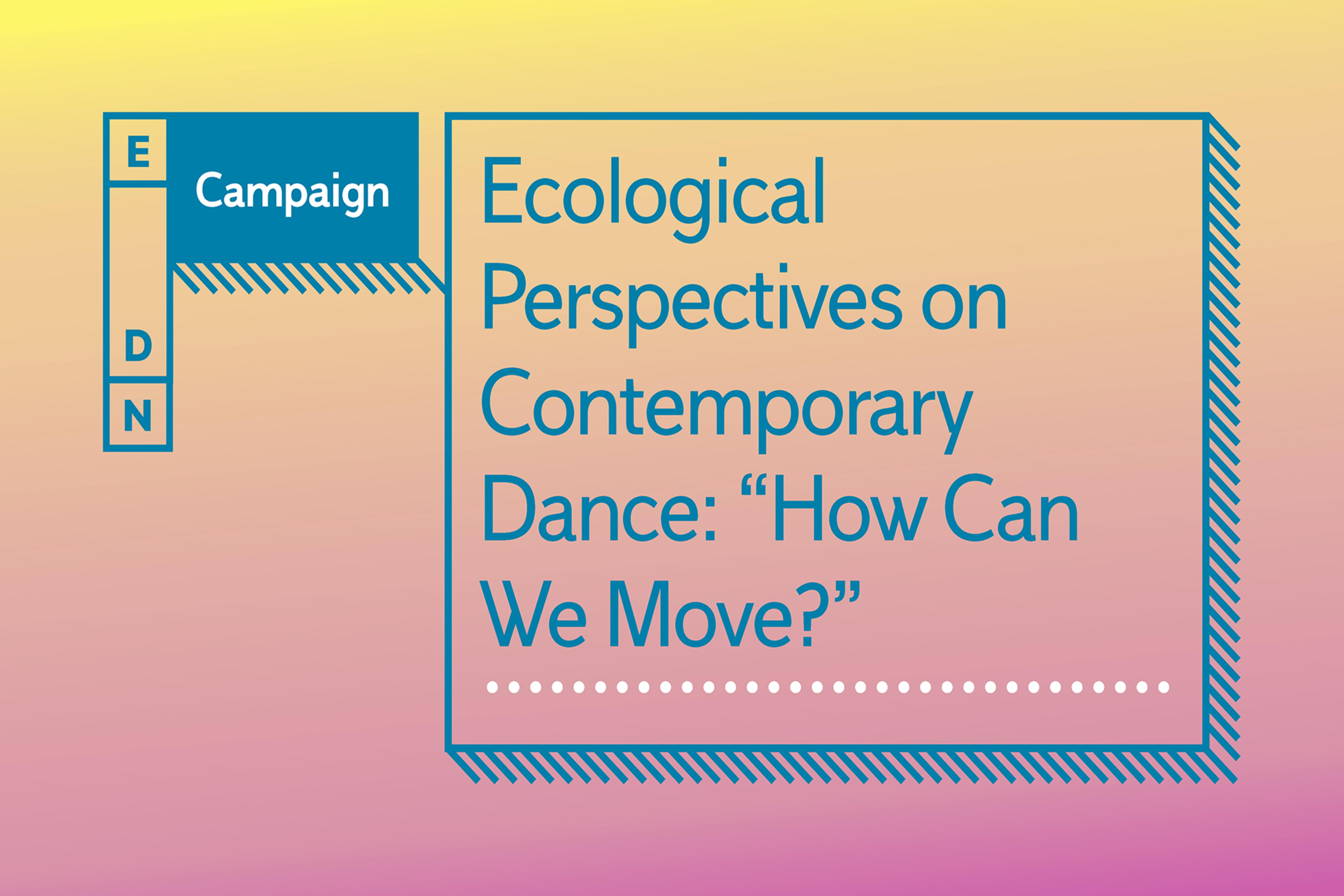 Logo della campagna EDN How can we move?