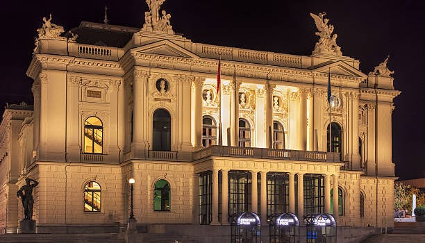 Teatro di Zurigo fotografia della facciata