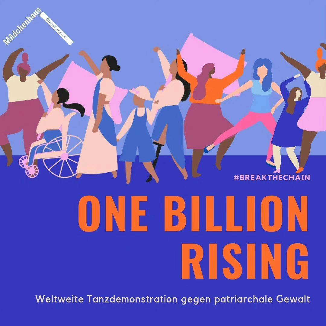 Locandina One Billion Rising 2024 Oldenburg