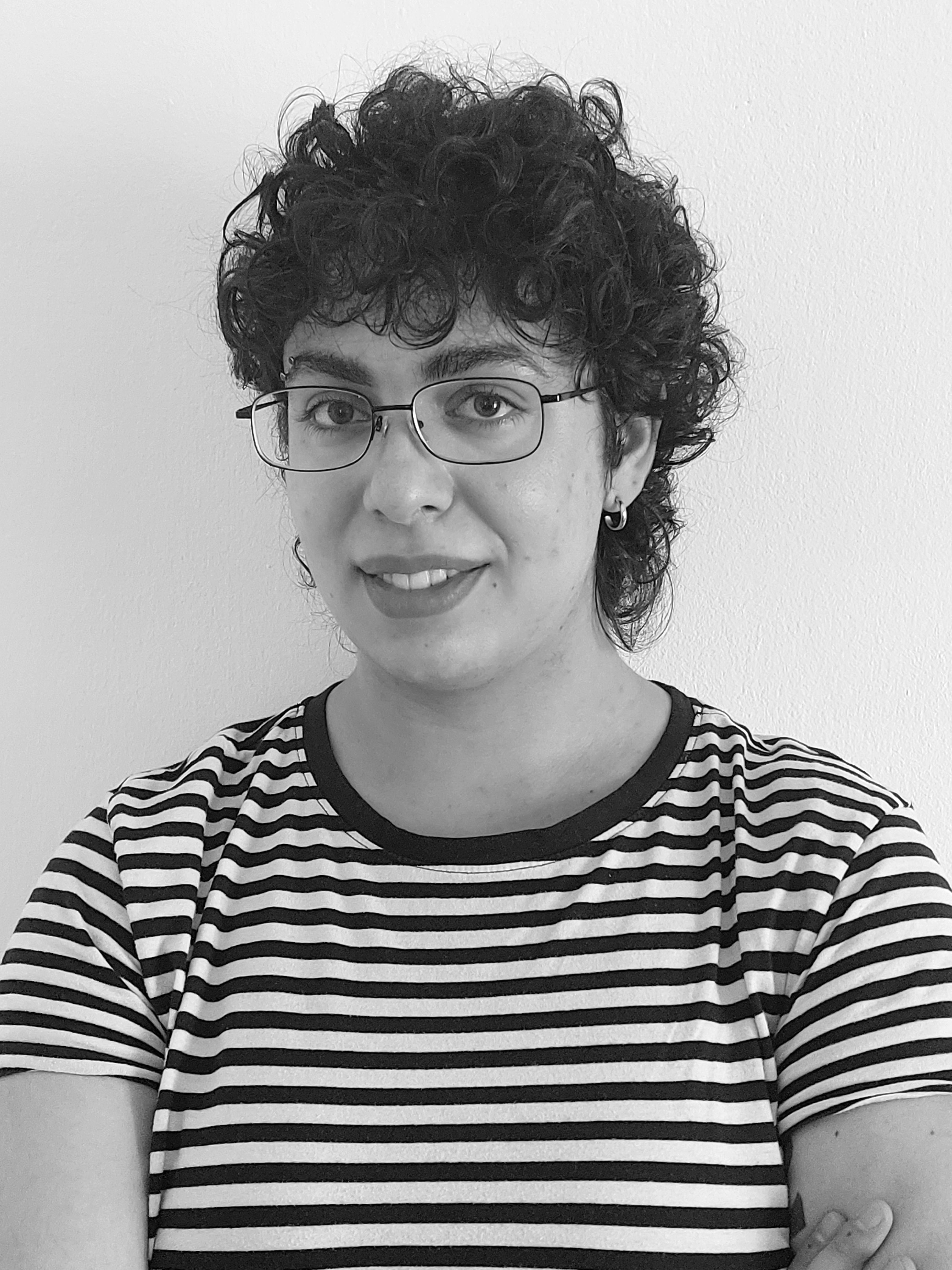Ritratto in bianco e nero di Marta Pastrello