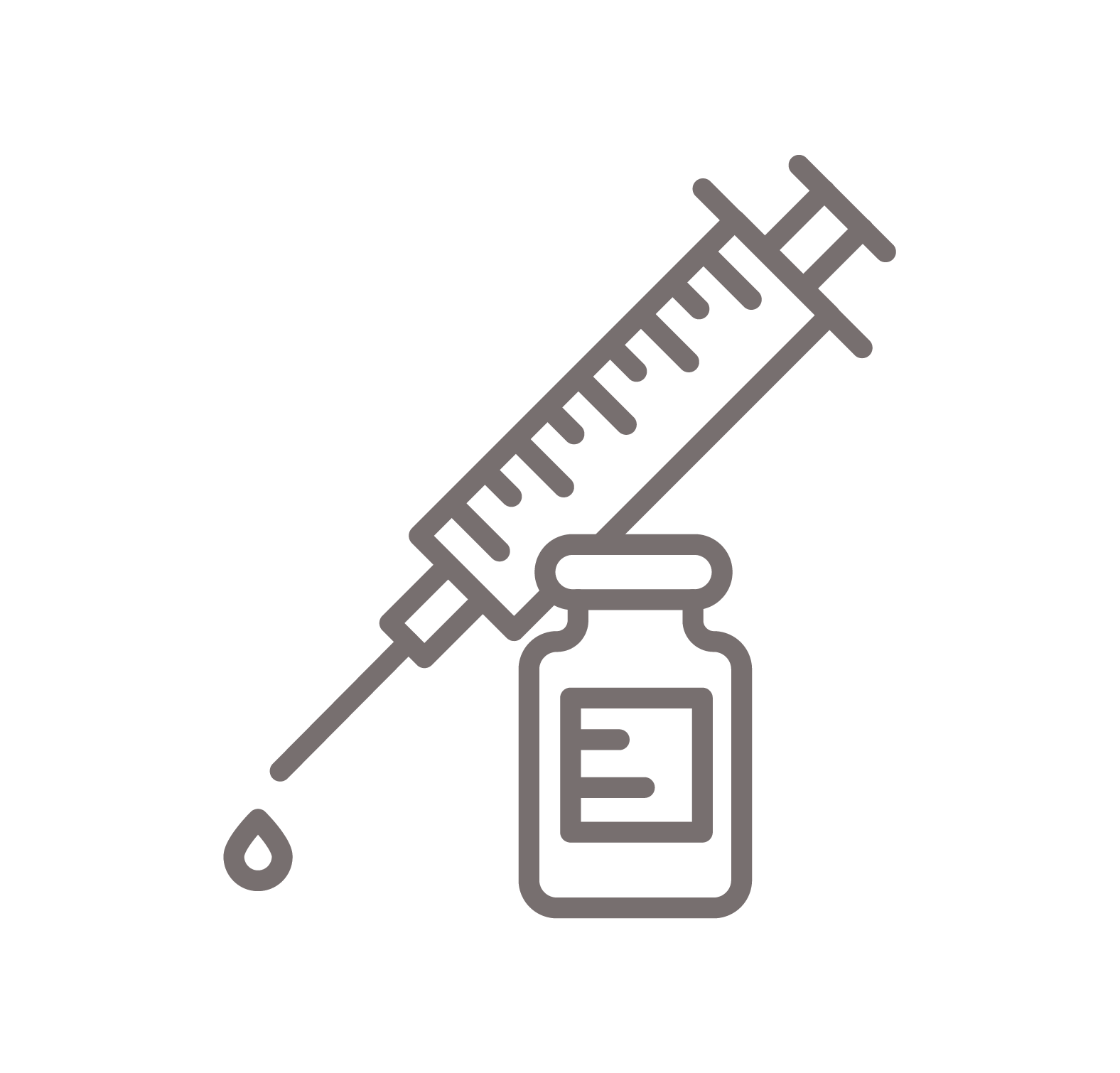 icon showing medicine and a needle