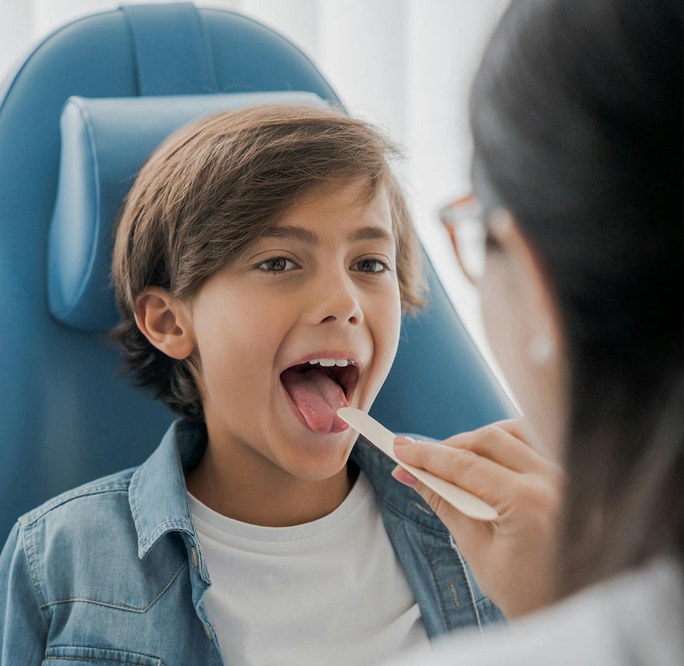 doctor with child patient