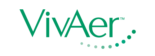 The VivAer logo in green