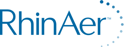 RhinAer logo in blue