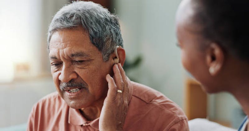 Man with Hearing Aid