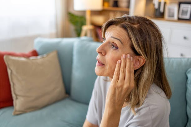 Woman with Tinnitus