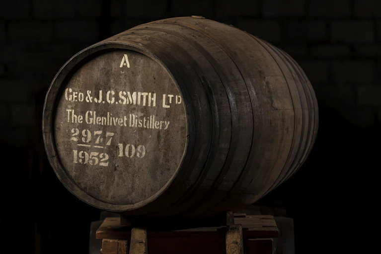 1952 whisky cask from The Glenlivet Distillery