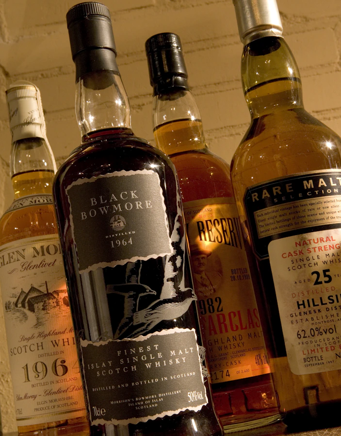 Exclusieve fles Schotse single malt whisky als belegging