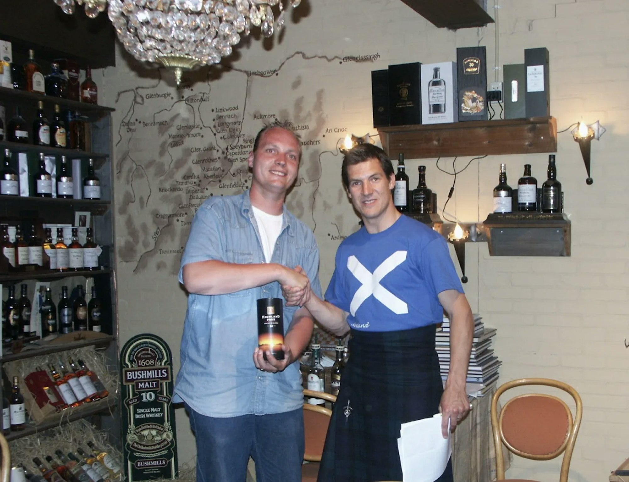 Michel Kappen in 2002, bij de start van The Whisky Talker