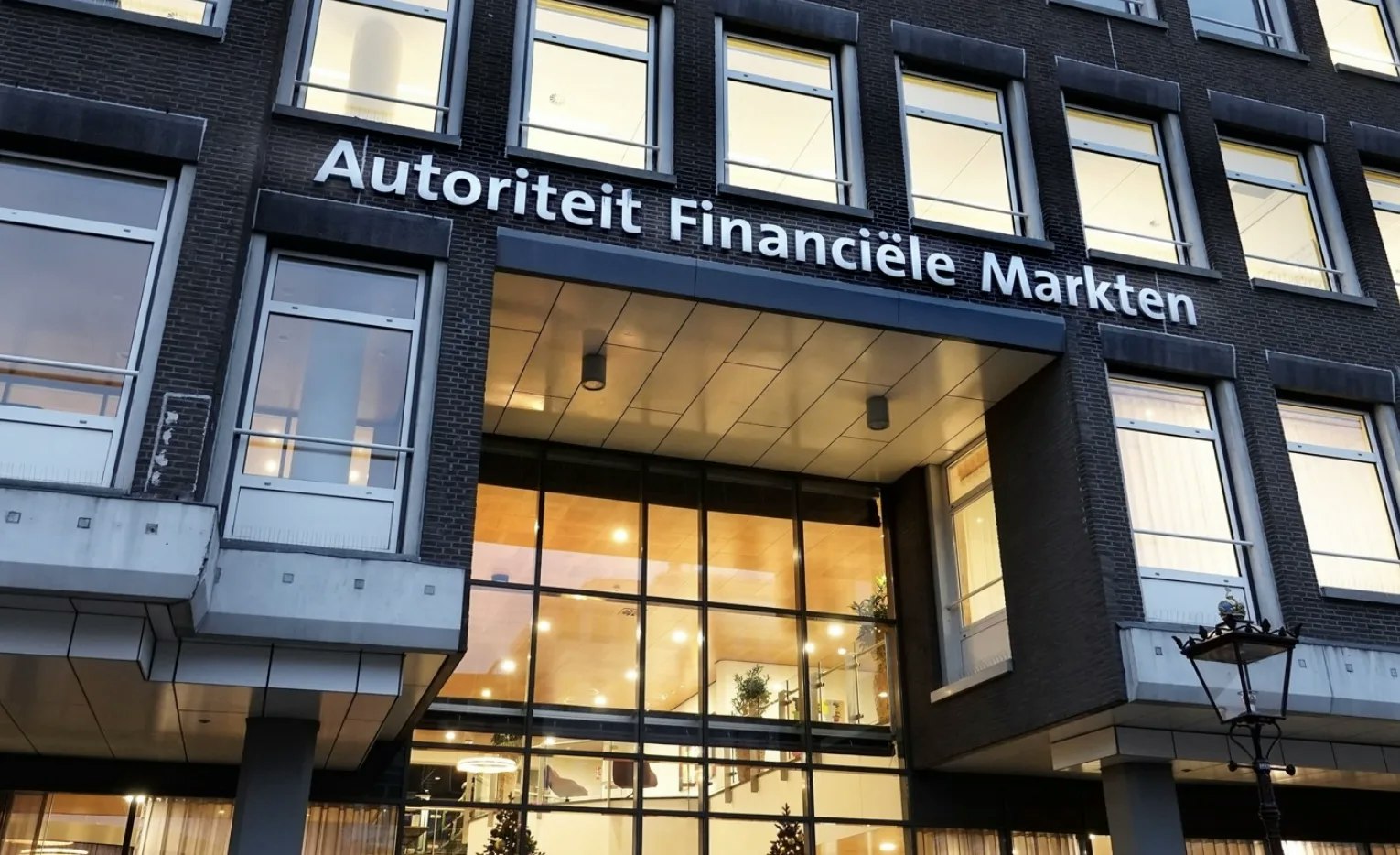Het kantoor van de Autoriteit Financiële Markten in Amsterdam