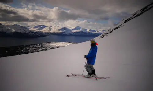 Freeride Skiing in Tromso, Norway