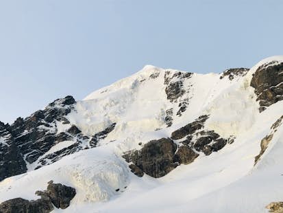 Tetnuldi Ascent (4,858m) in Georgia, from Mestia