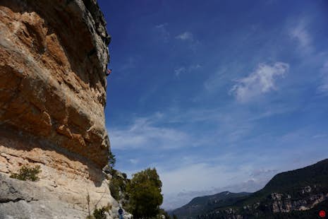 Rock climbing in Siurana and Margalef, beginner’s course