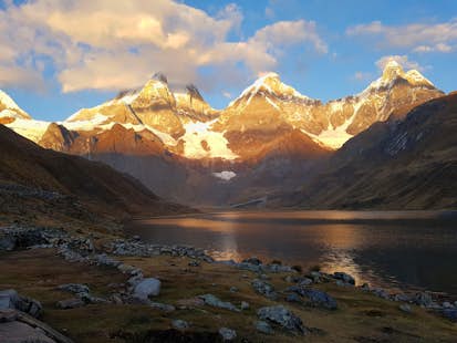Huayhuash Trek, alpine route in the Peruvian Andes