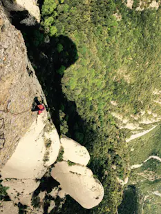 Multipitch Rock Climbing in Montserrat