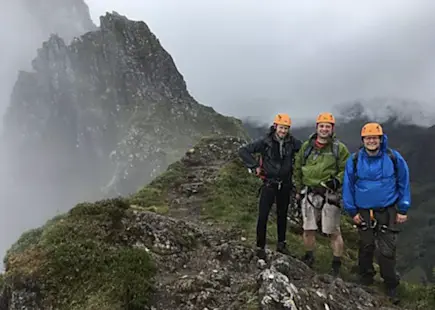 Aonach Eagach, Glencoe, hiking traverse in the Scottish Highlands