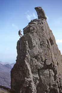 Inaccessible Pinnacle, Sgurr Dearg ascent in Isle of Skye