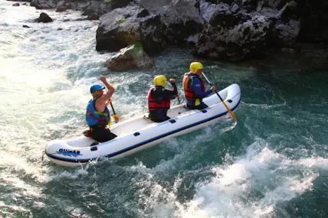 Soča River Rafting, mini private tour from Bovec, Slovenia