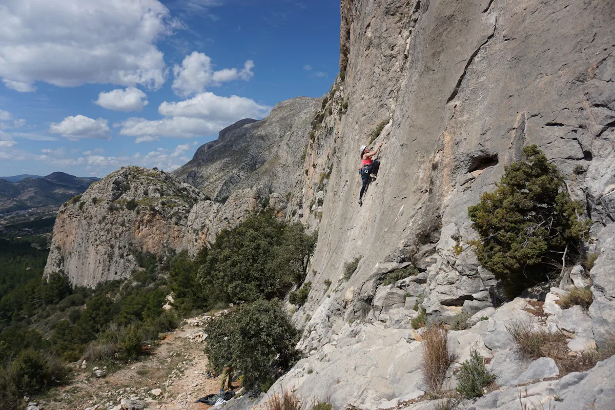 rock climbing in Spain