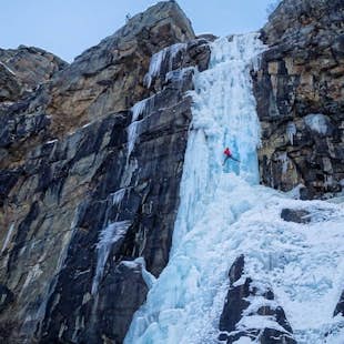 Cogne Ice Climbing in the Aosta Valley