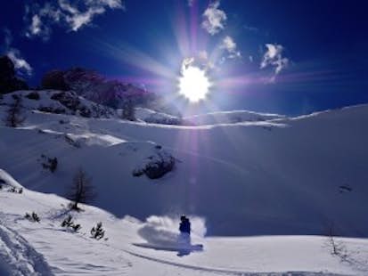 Dolomites hut to hut ski touring in Italy (2 to 4 days)
