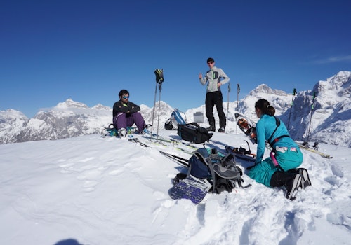 Julian Alps, Slovenia, Half-day ski touring in Čisti vrh