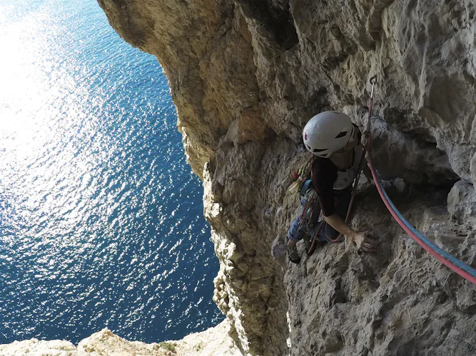 Costa Blanca, Alicante, Sea cliff guided rock climbing