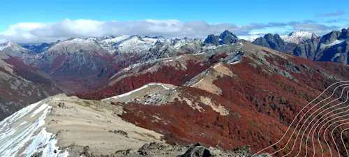 Ascent to Cerro Bella Vista, Bariloche, Argentina