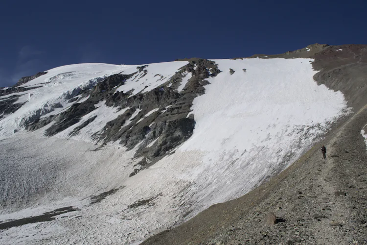 Crevasse rescue course and ascent to El Plomo, Chilean Andes