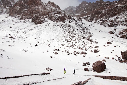 3-day winter trek in Toubkal, Atlas Mountains