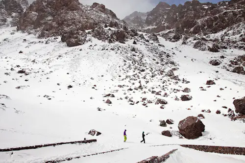 Trekking de invierno de 3 días en Toubkal, Montañas del Atlas