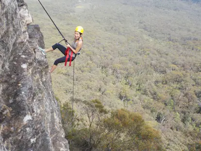 Abseiling and rock climbing around Sydney